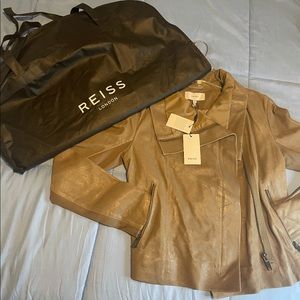 REISS Rae suede jacket